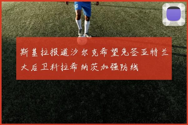 斯基拉报道沙尔克希望免签亚特兰大后卫科拉希纳茨加强防线