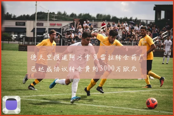 德天空报道阿方索莫雷拉转会药厂已达成协议转会费约3000万欧元